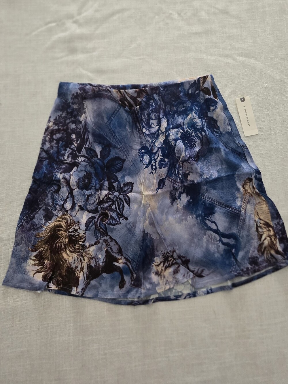 NWT Anthropologie Printed Mini Skirt
